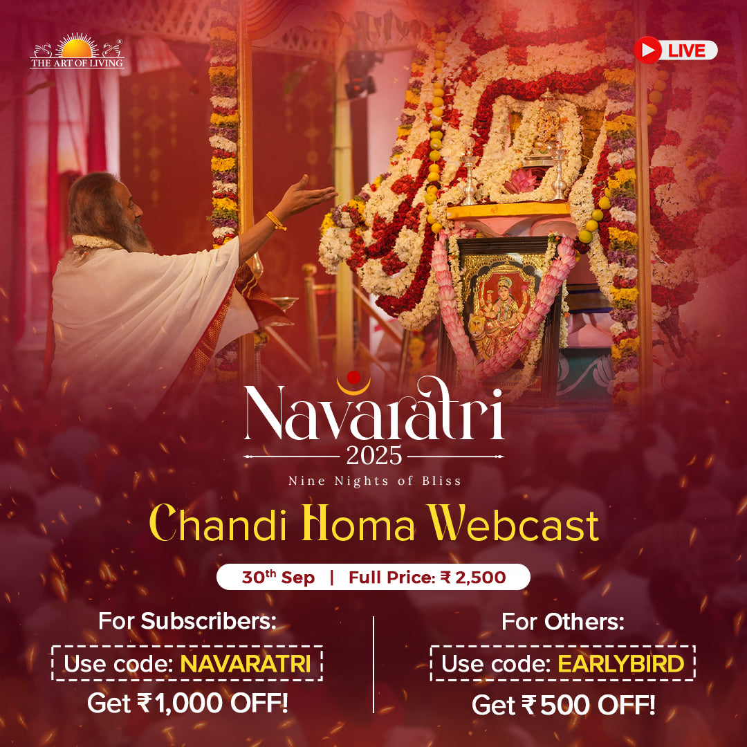 Navaratri 2025 - Online Celebrations with Gurudev.