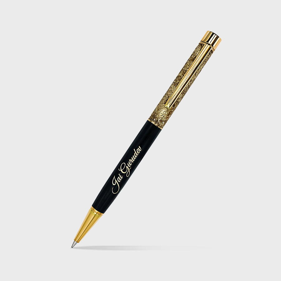 Luxury Gold Ball Pen – Jai Gurudev Engraved