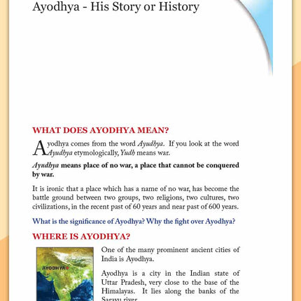 Ayodhya War & Peace