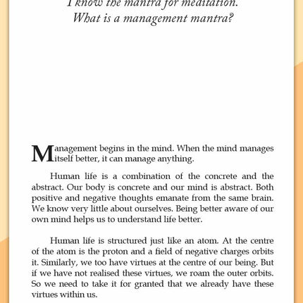 Management Mantras