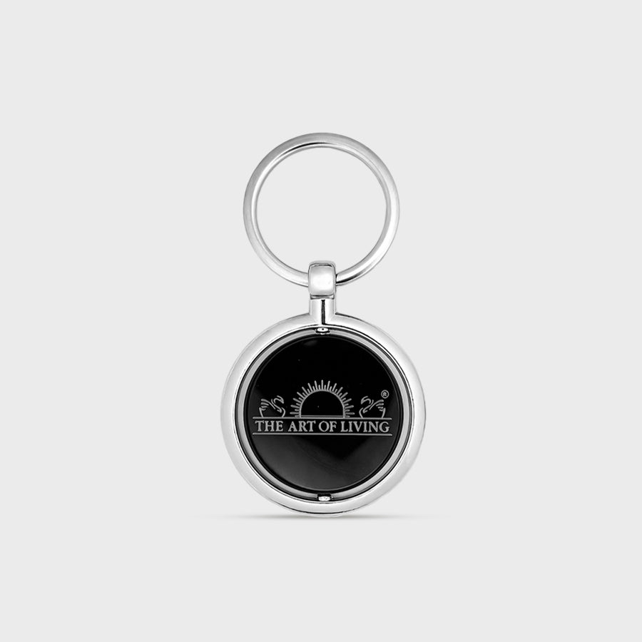 Metal Key Chain - Steel Finish