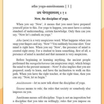 Patanjali Yoga Sutras