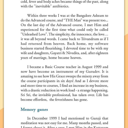 Sri Sri As I Know Him