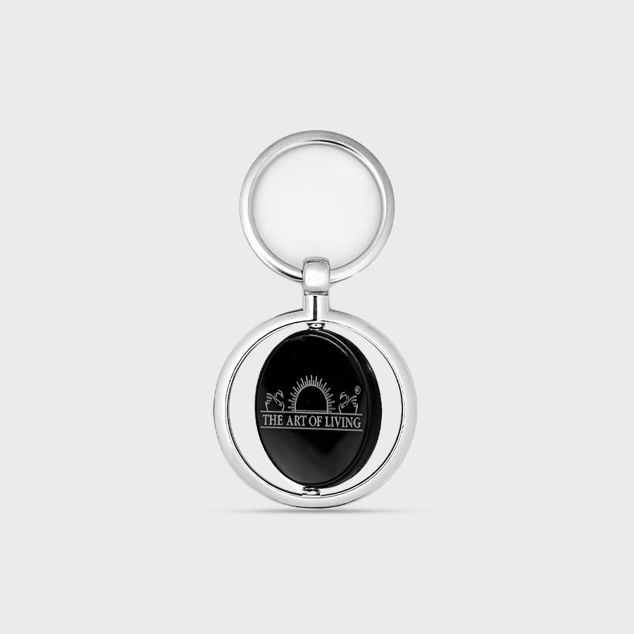 Metal Key Chain - Steel Finish