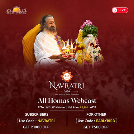 Navratri 2026 - Online Homas & Celebrations with Gurudev