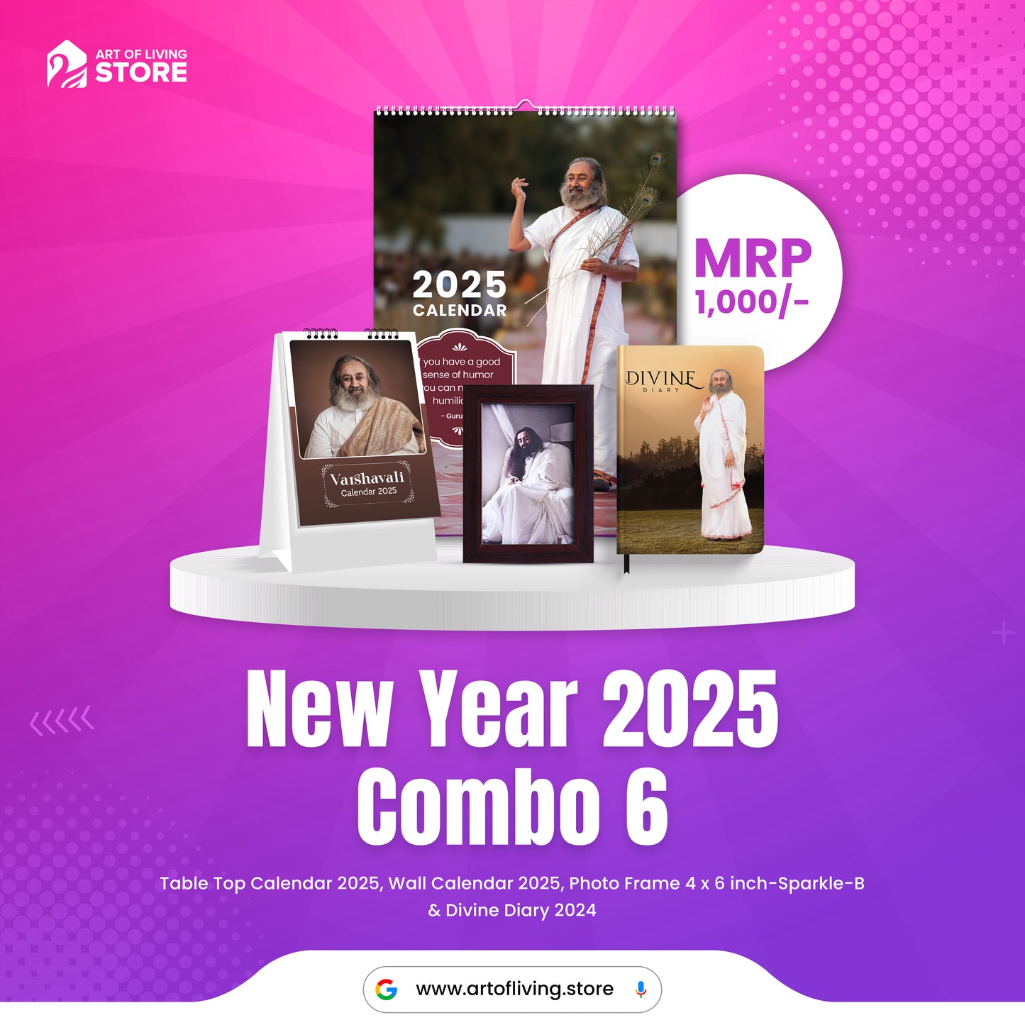 Calendar 2025 & Diary Combo Pack