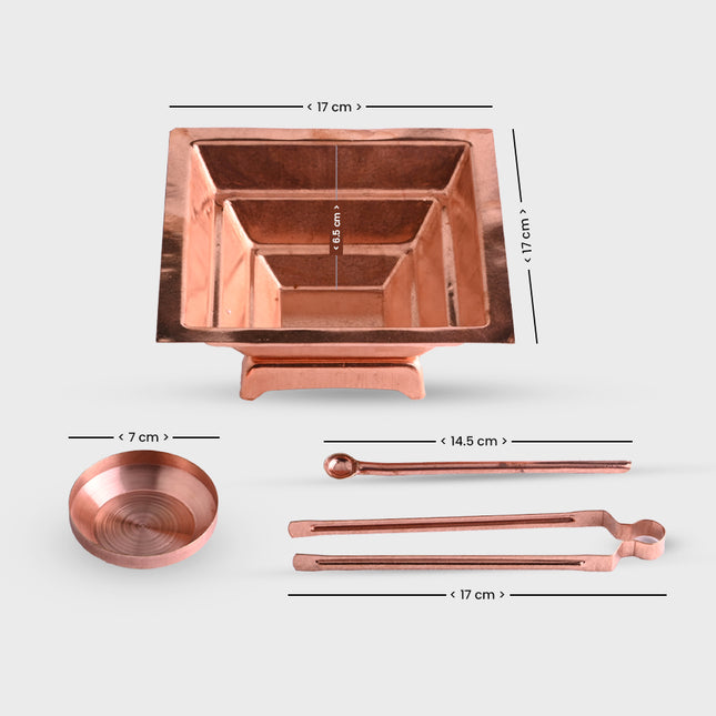 Vedic Agnihotra 12inch Hawan Yagya Kit We / Yajna/agnihotra/homa/hawan Vedic Agnihotra 12inch Hawan Yagya Kit We / Yajna/agnihotra/homa/hawan