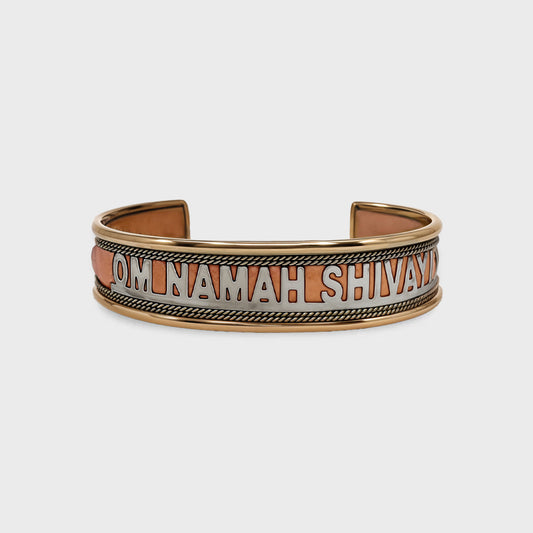 Copper Bracelet - Om Namah Shivaya Hindi