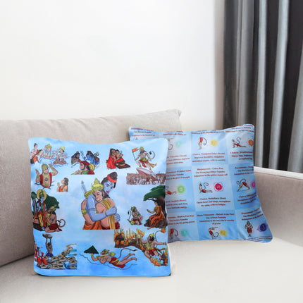 Hanuman Chalisa Combo Kit - Blue (Cloth Book)