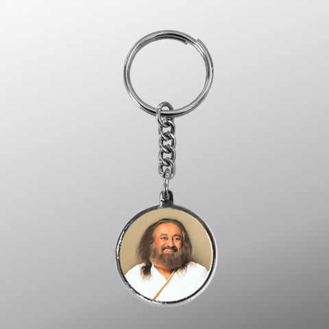 Key chain with the photo of Gurudev Sri Sri Ravi Sankar. Now available in the Art of Living Store. A perfect gift to oneself or to your dear ones