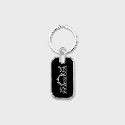 The Art of Living Logo Engraved Keychain