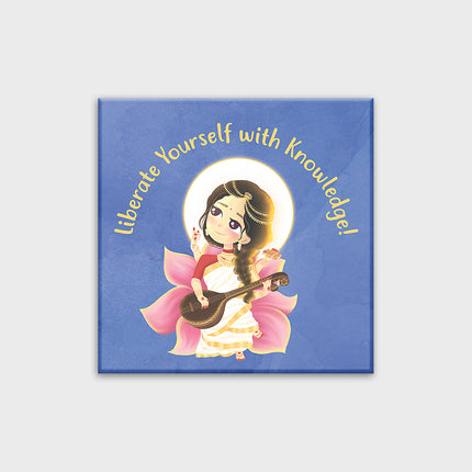 Saraswati Devi Wisdom Magnet