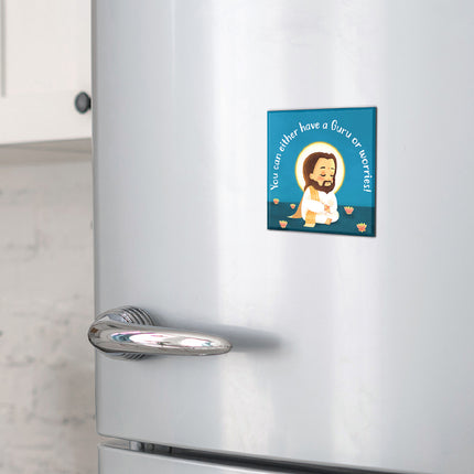 Gurudev Wisdom Magnet – "Guru or Worries"