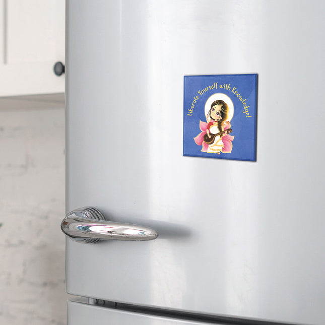 Saraswati Devi Wisdom Magnet