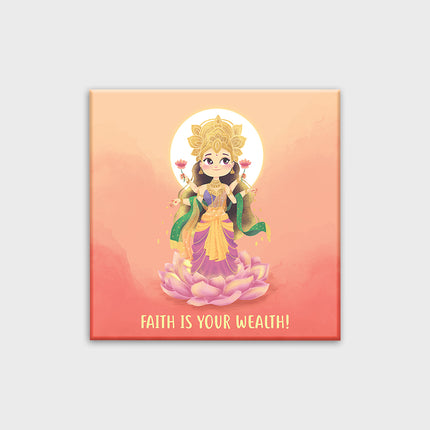 Lakshmi Devi Wisdom Magnet