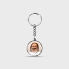 Gurudev Metal Keychain - Round