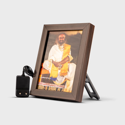 Gurudev's Photo Frame with LED Light - B