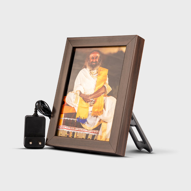Gurudev's Photo Frame with LED Light - B