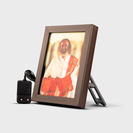 Gurudev's Photo Frame with LED Light - A