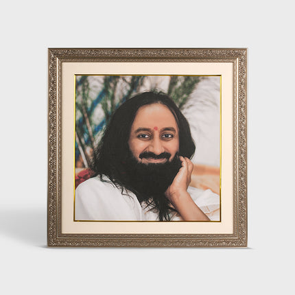 Photo Frame 18 x 18 inch (With Mount+ Golden Strip)