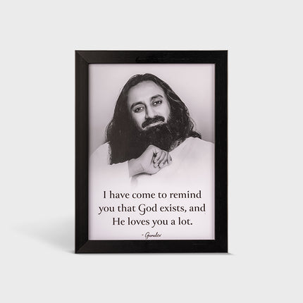 Photo Frame (Gurudev Quote) 8 x 11 inch (Sparkle)