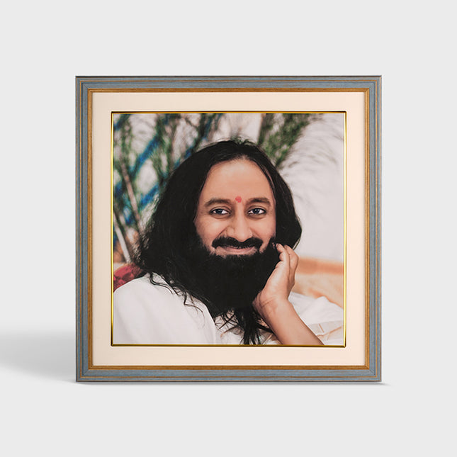 Photo Frame 18 x 18 inch (With Mount+ Golden Strip)