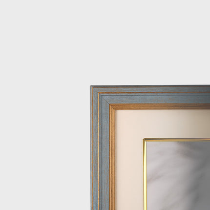 Photo Frame 18 x 18 inch (With Mount+ Golden Strip)