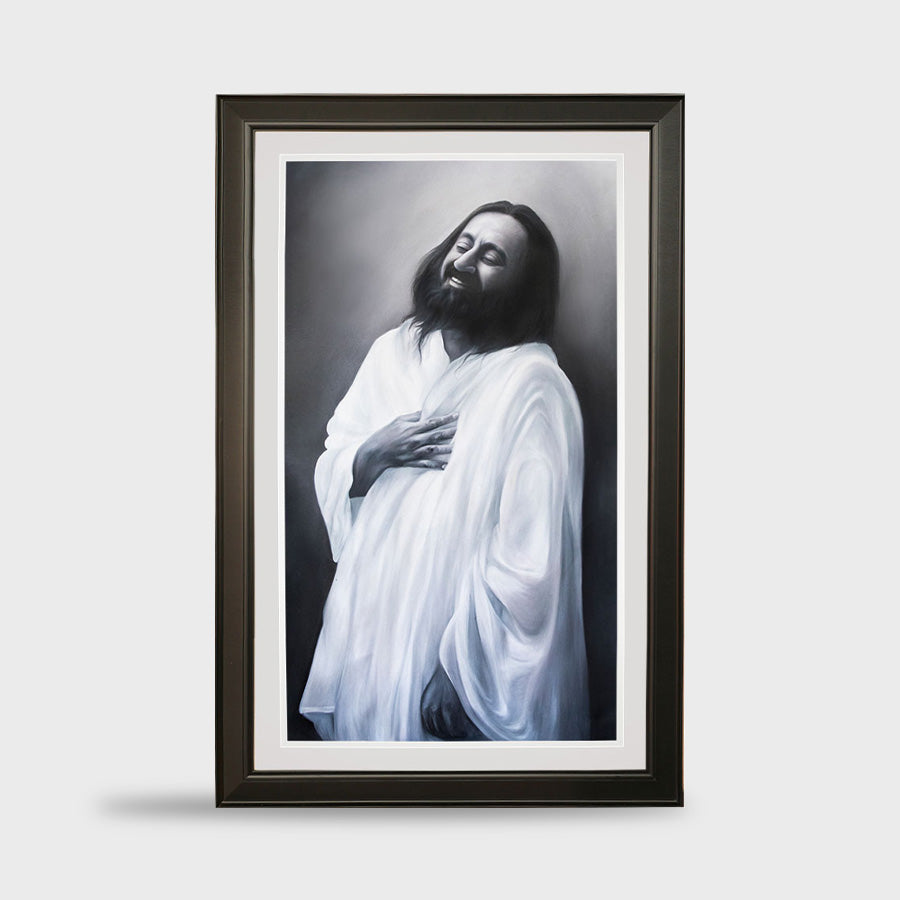 Oil Painting Original (B&W)-B