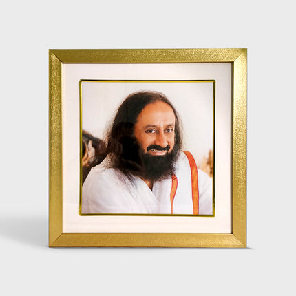 Photo Frame 11 x 11 inch (With Mount + Golden Strip)