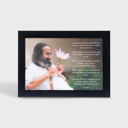 Photo Frame 12 x 18 inch (Poem - Look into the eyes)