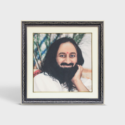 Photo Frame 18 x 18 inch (With Mount+ Golden Strip)