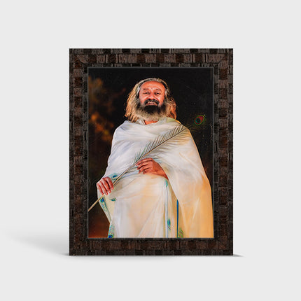 Gurudev's Photo Frame with LED Light