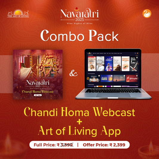 Navaratri 2025 Online Homas & Celebrations  + Art of Living App Combo