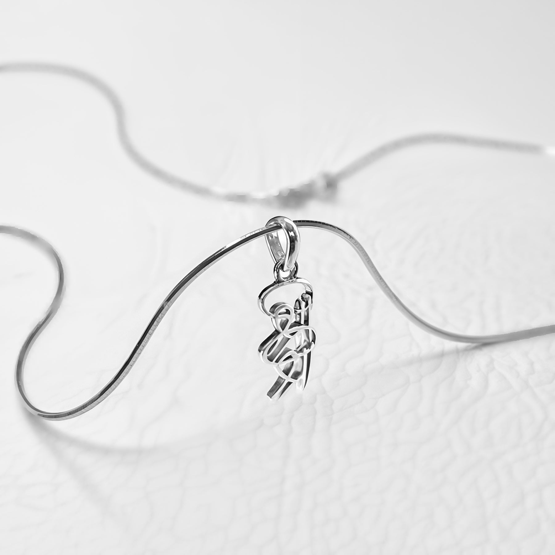 Sri Sri Silver Pendant