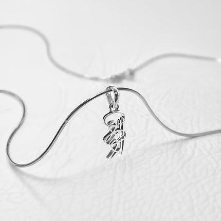 Sri Sri Silver Pendant