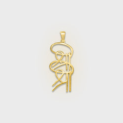 Sri Sri Gold Pendant