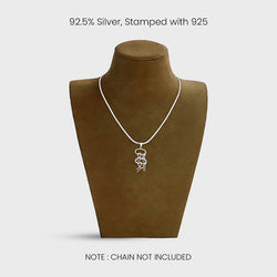 Sri Sri Silver Pendant