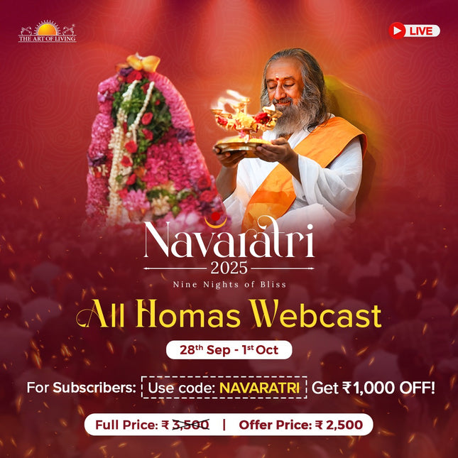 Navaratri 2025 - Online Homas & Celebrations with Gurudev.